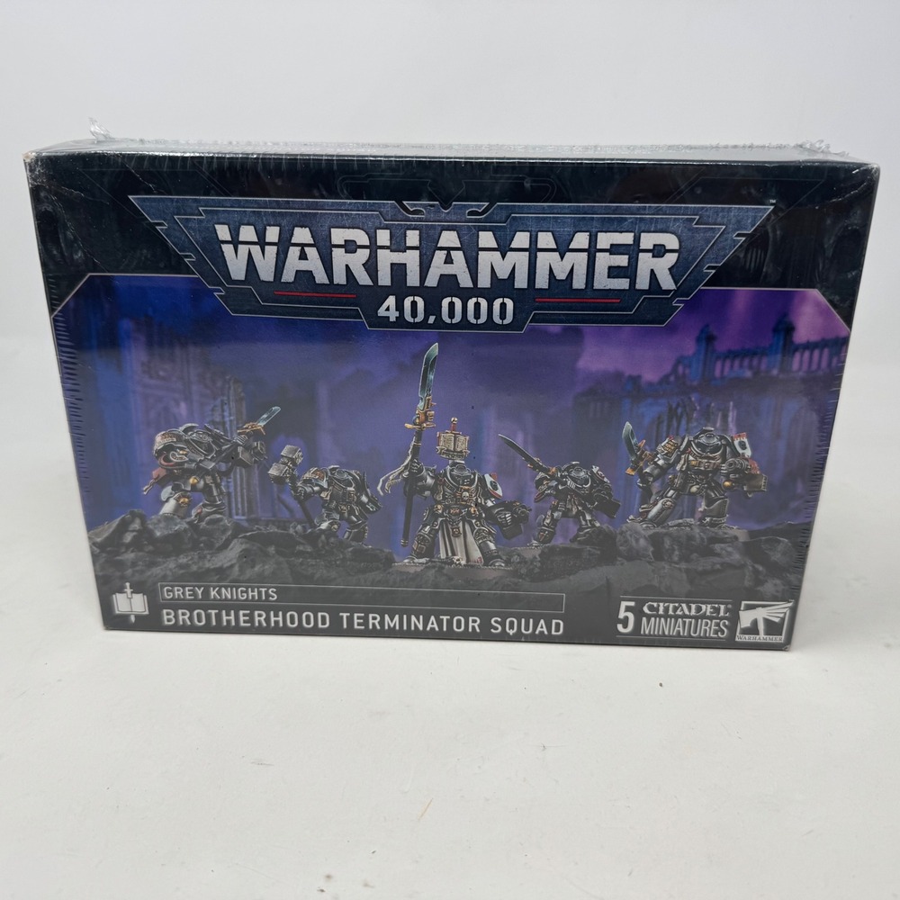 Warhammer 40k Grey Knights Brotherhood Terminator Squad Paladin 5 Miniatures NEW